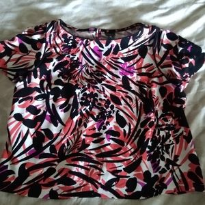 Worthington short sleeve xl like new blouse